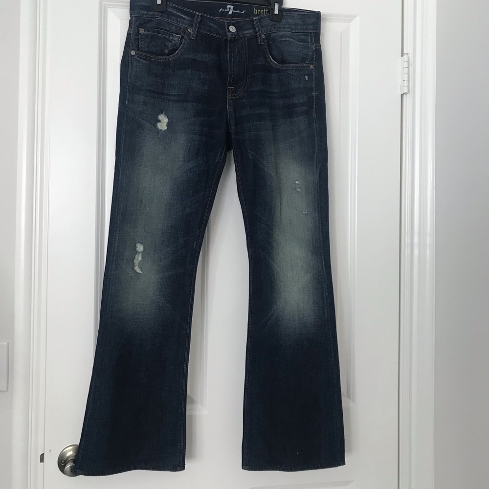 7 For All Mankind Brett Distressed Jeans